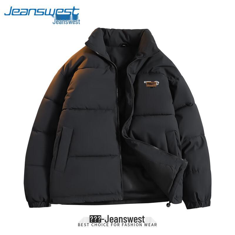 Jeanswest Men's Warm Stand Collar Padded Jacket