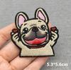 Team Cat Embroidery Patches Appliques For Clothing Diy Sewing Iron On Patches Punk Cartoon Stripes Decoration Accessories