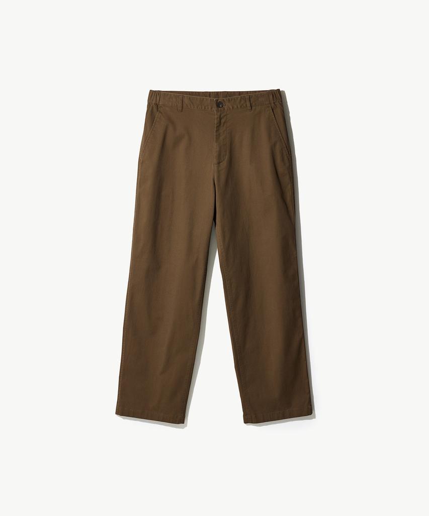 STCO Diems Soft Cotton Comfort Chino Pants Brown (Wide Fit)_Dpaxz09Wsh