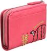 Jocomomola Campo Medium L-Shaped Zippered Folding Wallet, 5388000, Size 32 (Pink)