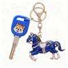 1PC Cute Souvenirs Brightly Convenient Zinc Alloy Backpacks Horse Keychain Practicality Rhinestone Gift Decorative Handbags