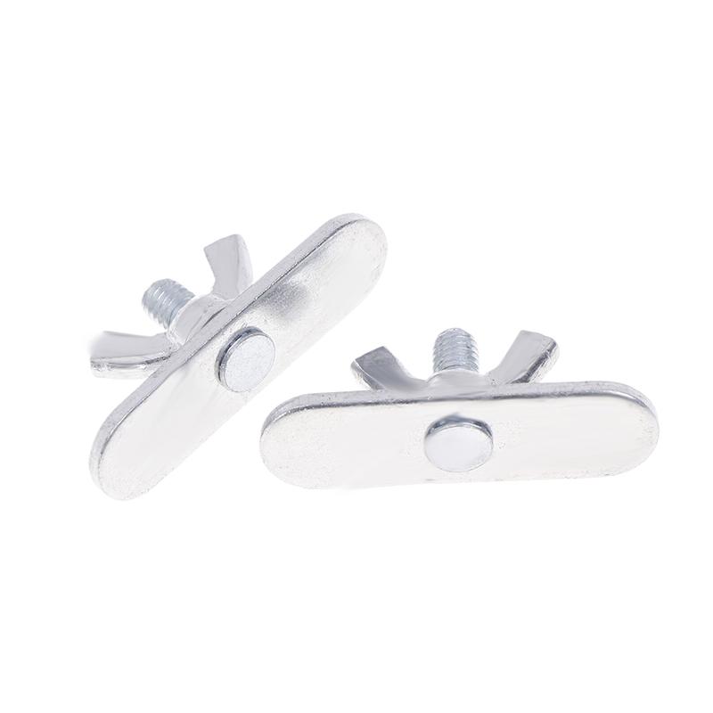 2Pcs Butterfly Turnbuckle Screws Stainless Steel For Mobile Air Conditioner Casement Sealing Plate Wing Bolts Turnbuckle