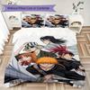 Bleach Pattern Bedding uilt Set uilt Cover Pillowcase Home Decoration Birthday Gift (1 * duvet cover + 2 * pillowcase without core)