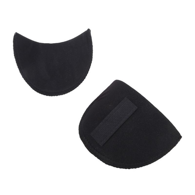 Detachable No Sewing Shoulder Pads for Women High Density Sponge Comfort Invisible Lift for Formal Attires Accessories