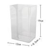 Wall Mounted Tissue Box Punch Free Tissue Holder Wall Hanging Mounted Translucent Toilet Paper Storage Box