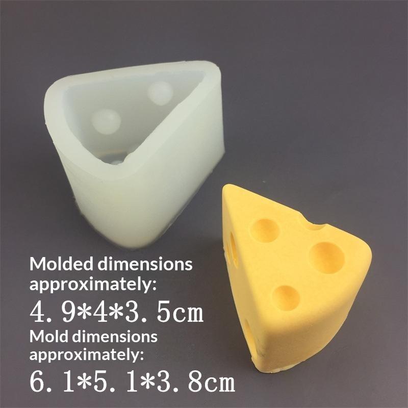 Food Grade Cheese Silicone Mold Cute Non-Stick Baking Tray for DIY Fondant Cake Chocolate Candy Party Dessert Making