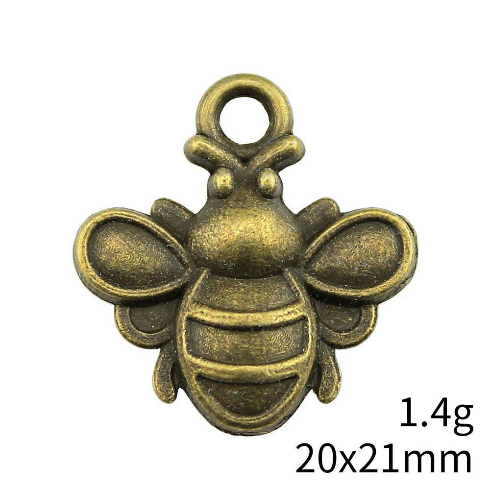 

Рождественские украшения Подвески для рукоделия Большие подвески в виде пчел Подвеска Женские сумки Подвеска Аксессуары A55-5pcs-20x21mm