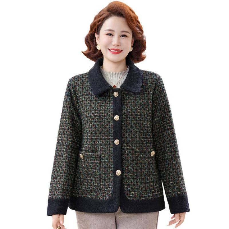 Padded jacket jacket new autumn and winter women's woolen top