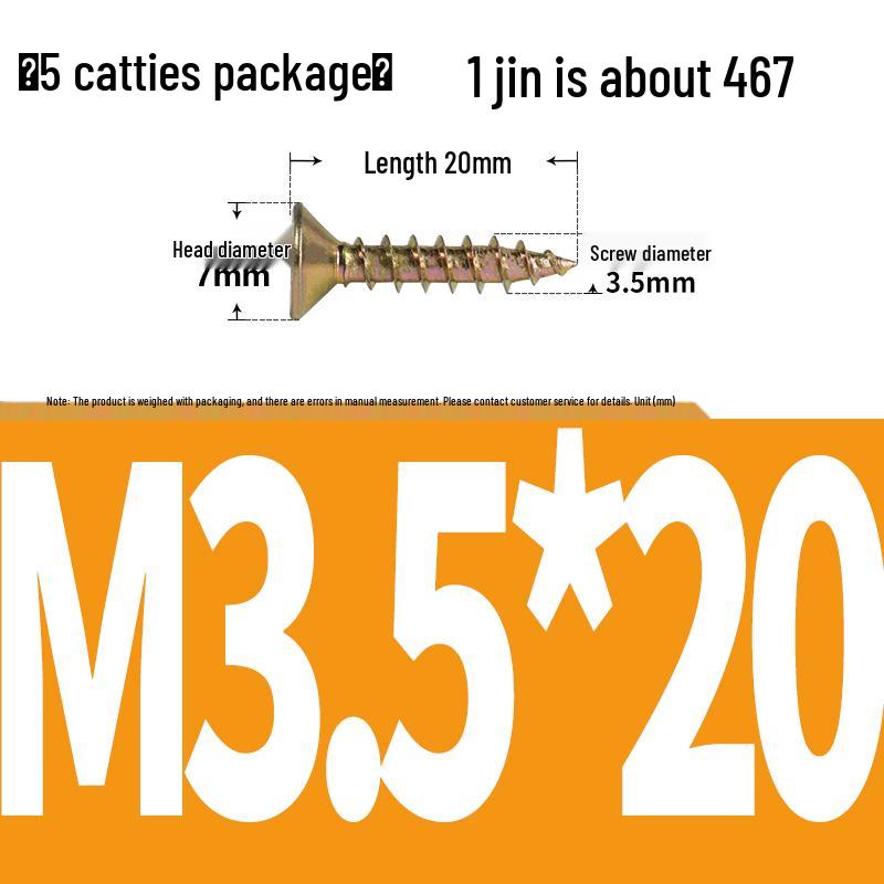 Eco-friendly Self-tapping Phillips Flat Head Screws for Fiberboard and Wall Panels