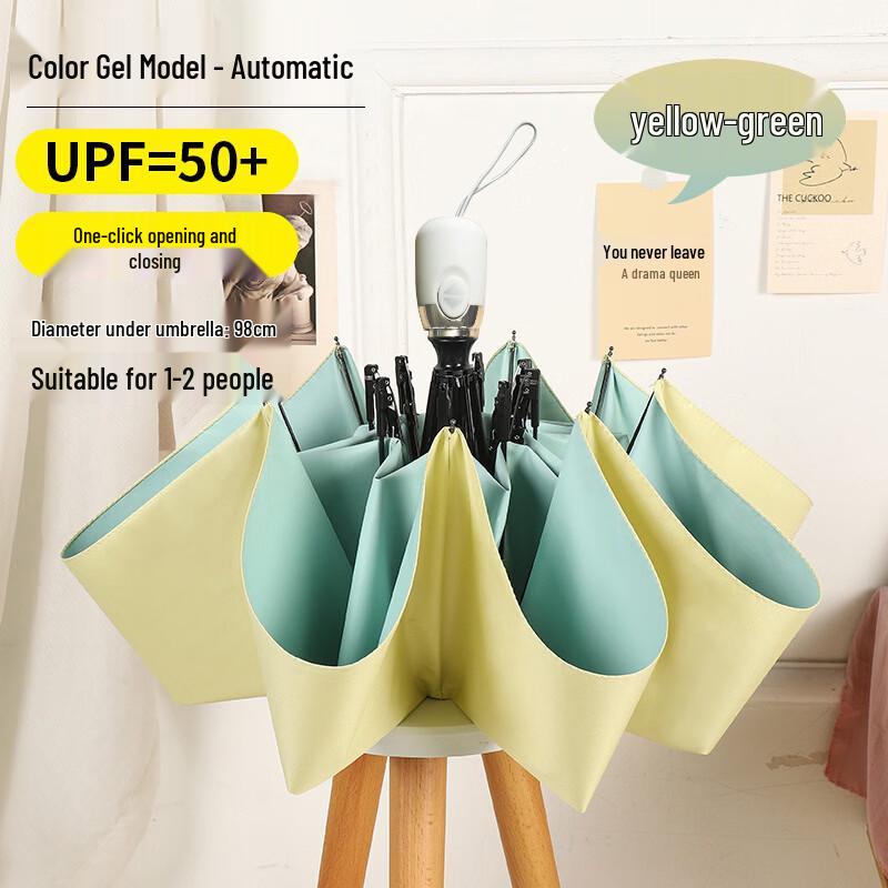 Automatic UV Protection Folding Sun Umbrella