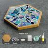 Handmade Glass Mosaic Cup Mat Pixel Puzzle DIY Kit - Educational Toy