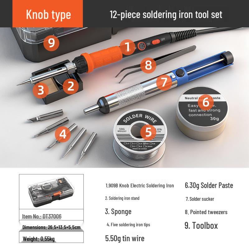 

Digital Electric Soldering Iron with Temperature Control for Household Electronic Repairs