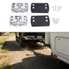Two Pieces Foldable Tow Hook Accessories Premium Material Construction for Reliable Attachment in Transport Outdoor Activities