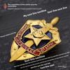 Eastern Front Replica Soviet Shield KGB Medal CCCP Stalin Leningrad Shield