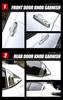 Door Knob Garnish Set and for Honda Vezel RVs S YOURS (Front Rear) (No Visor) [Material ABS] Y311-005 [5]