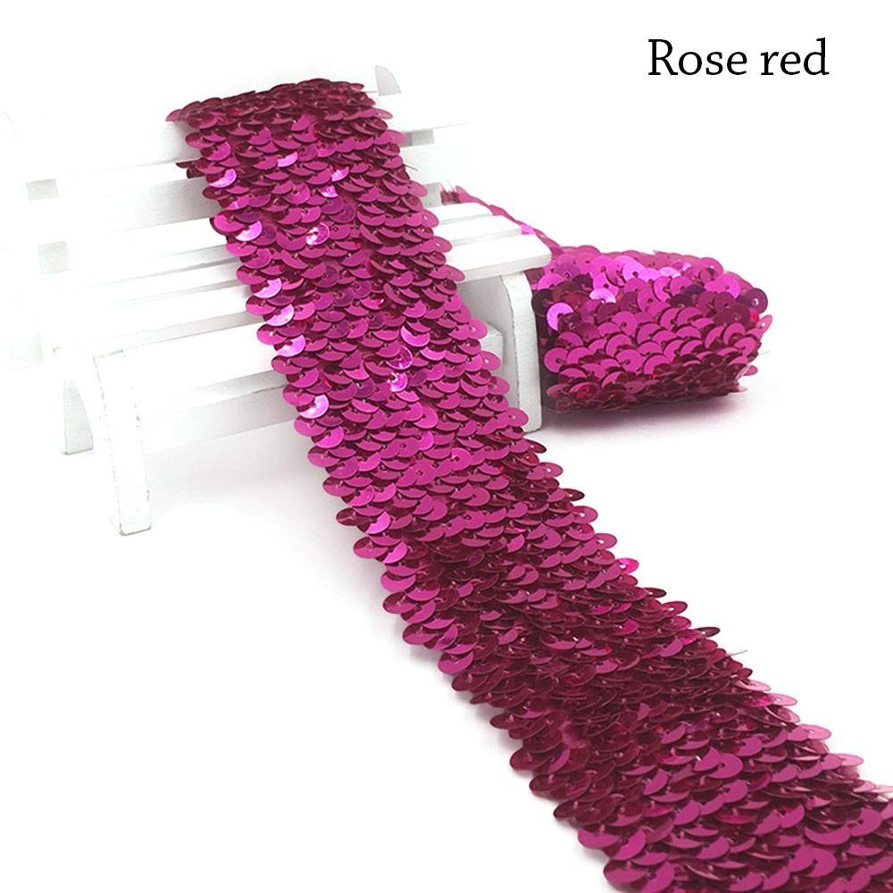 4.8cm/1M Stretch Hand Decorated Wide Dance Costume Accessories DIY Sewing Materials  Dance