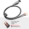 180cm Quick Release SAE Cable W/ 10A Fuse Terminal O Connector Battery Charger Extension Adapter Wire 16AWG Terminal
