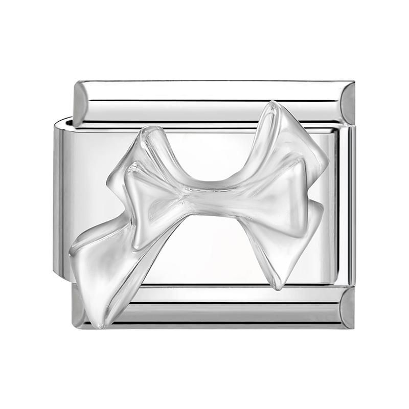 Y2K Heart Bow Knot Star Moon Butterfly Zircon Daisy Cross Italian Charm Links Fit 9mm Stainless Steel Bracelet DIY Making Gifts