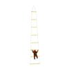 Santa Claus Climbing Ladder Christmas String Lights