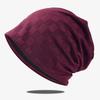 2027 NEW KJ Custom Lightweight Checked Reversible Slouchy Beanie Sleeping Chemo Cap  Blank