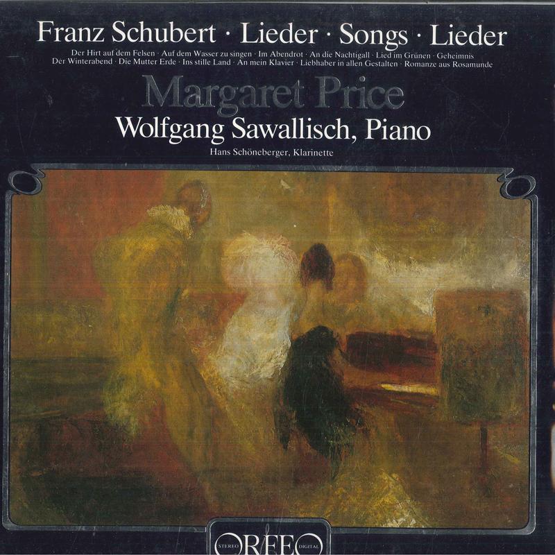 

LP Record WOLFGANG SAWALLISCH MARGARET PRICE Schubert Ausgewahlte Lieder S001811A ORFEO 1981 Germany Classical Used