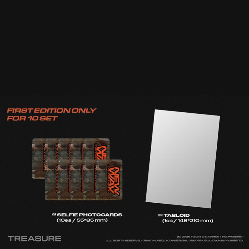 [VORBESTELLUNG] TREASURE – 4. Mini-Album NEW WAV RAW VER.