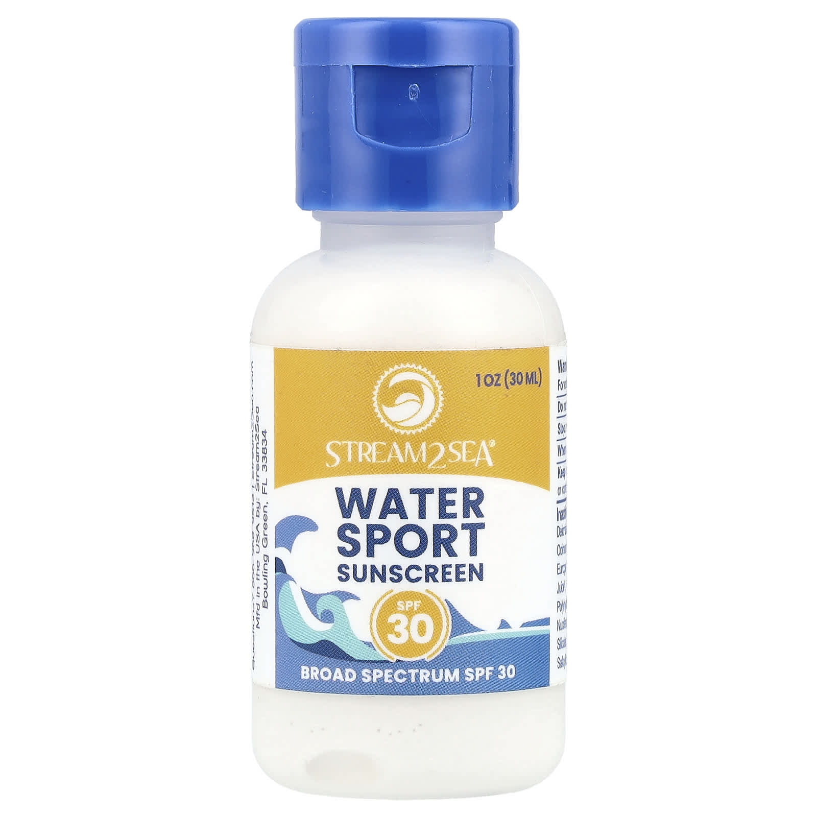 

Stream2Sea, Water Sports Sunscreen, Spf 30, 30Ml(1Oz)