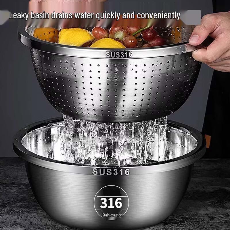 Beifu 316 Stainless Steel Kitchen Basin Set