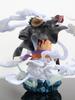 20cm  Anime Figure Monkey D. Luffy Gear 4 Model Dolls Action Figurine Gk Luffy Statue Decor Collect Kids Boy Toy Gift