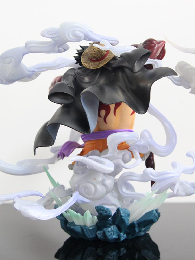 20cm Anime Figure Monkey D. Luffy Gear 4 Model Dolls Action Figurine Gk Luffy Statue Decor Collect Kids Boy Toy Gift