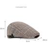 HT4815 Mens Berets Women Vintage Plaid Artist Painter Beret Hat Spring Autumn Caps Adjustable Ivy Flat Cap Male Female Beret Cap