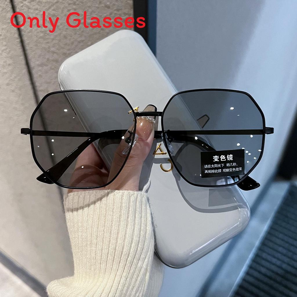 Square Frame Uv Protection Sunglasses For Men And Women With Trendy Style