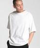 Studio 235 Daily Basic Oversized Plain Short Sleeve Off-White