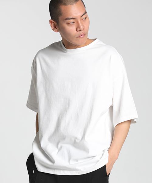Studio 235 Daily Basic Oversized Plain Short Sleeve Off-White Free
