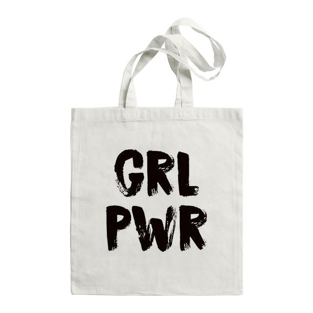 Torby płócienne z grubej bawełny Love Power Girl Printing Anime ramię dla kobiet Grace torba na zakupy o dużej pojemności składana torba na zakupy torebka