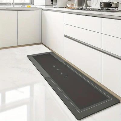 Tappetino da Cucina in Terra Diatomacea - Assorbente Acqua e Olio, Antiscivolo, Tappetino Facile da Pulire per Ingresso e Corridoio