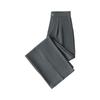 Women's High-Waist Wide-Leg White Pants - Spring 2026 Casual Drape with Double Button Design