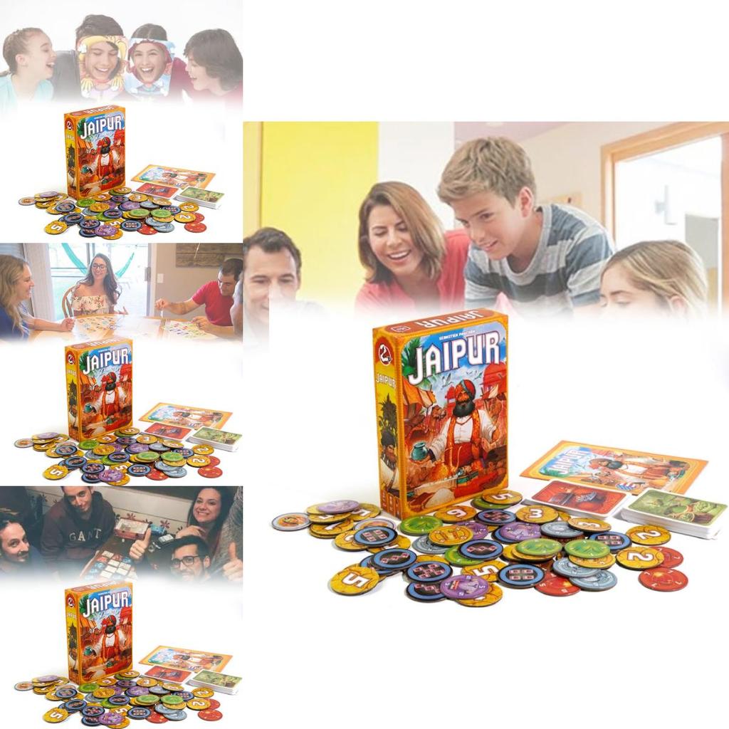 Entusiasmante Gioco di Carte Mercante Indiano di Jaipur Perfetto Per Riunioni di Famiglia e Attività Casalinghe