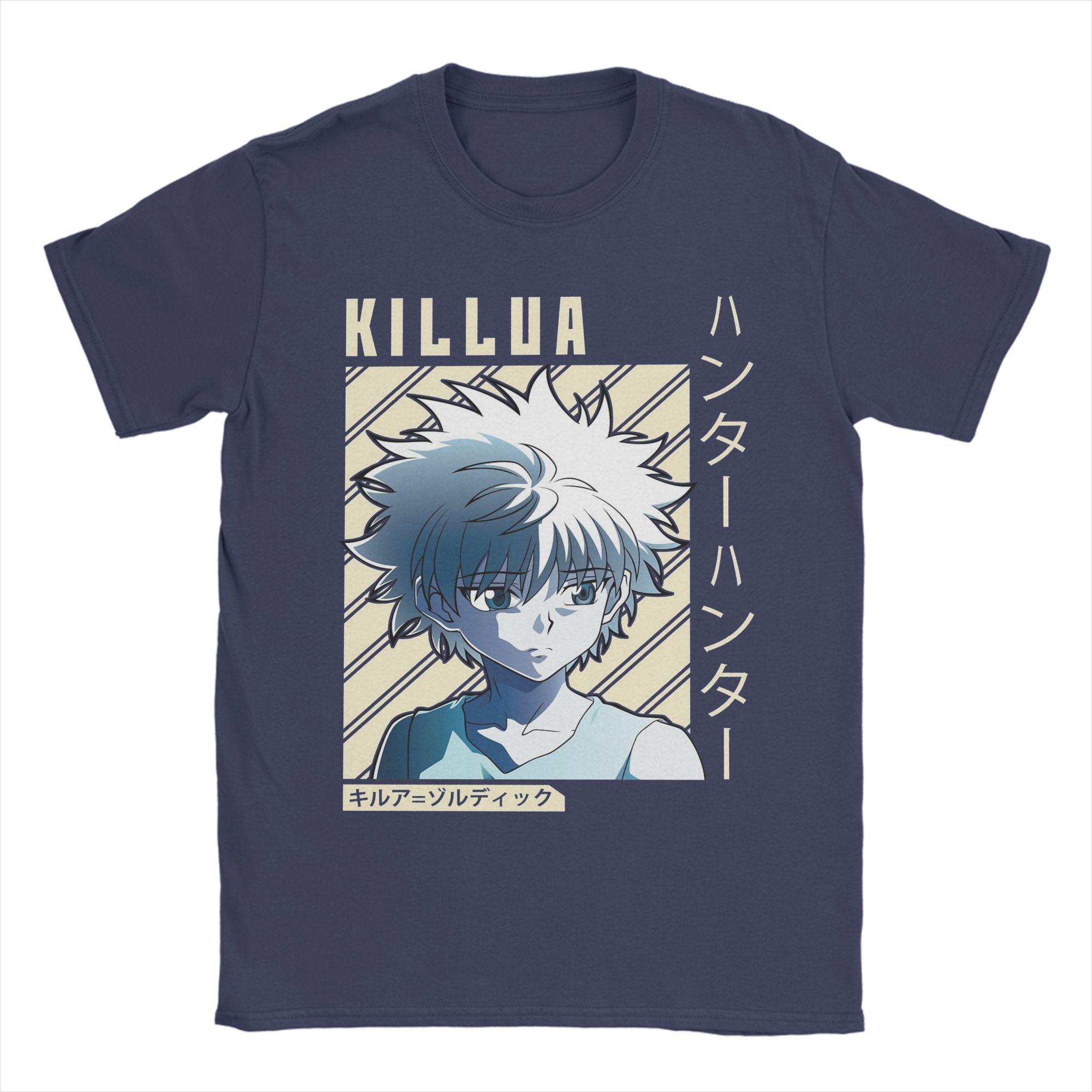 

Killua Hunter X Hunter 2026 Summer Mens Tshirt Cotton Retro Tshirt Mens Womens Fashion Pure Cotton Tshirt Street Wear Y2K 4XL