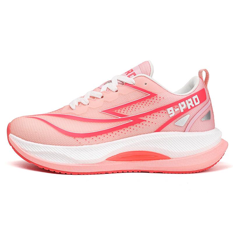 2025 Spring and Summer New Popcorn Carbon Board Running Shoes Medium and Older Children Men's and Women's Same Sports Shoes Casual Fashion