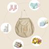 Large Capacity Storage Mesh Bag Storage Bag Reusable Vegetable Storage Net Bag Underwear Socks Storage Kitchen Hanging Mesh Bag