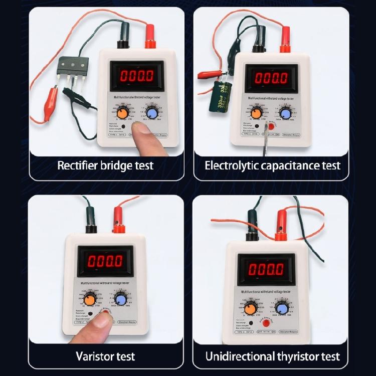 Diode Triode Voltage Capability Meter 50-3700V Withstand Voltage Tester IGBT Transistor Tester Multifunction Meter
