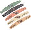 5PCS Nail Emery Boards with Double Side Grit Curved Sanding Tools for Precise Manicures and Nail Polishing Gentle On Nails