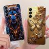 Pro Samsung Galaxy A16 5G Pouzdro SM-A166B Luxusní malovaný kryt s motýlem Měkké silikonové pouzdro Pro Samsung A16 26 36 Galaxy A56