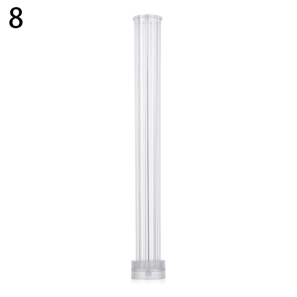 DIY Craft Clay Tools Plastic Match Large Cylinder Rib Stripe Candle Mold Long Pole Soap Making