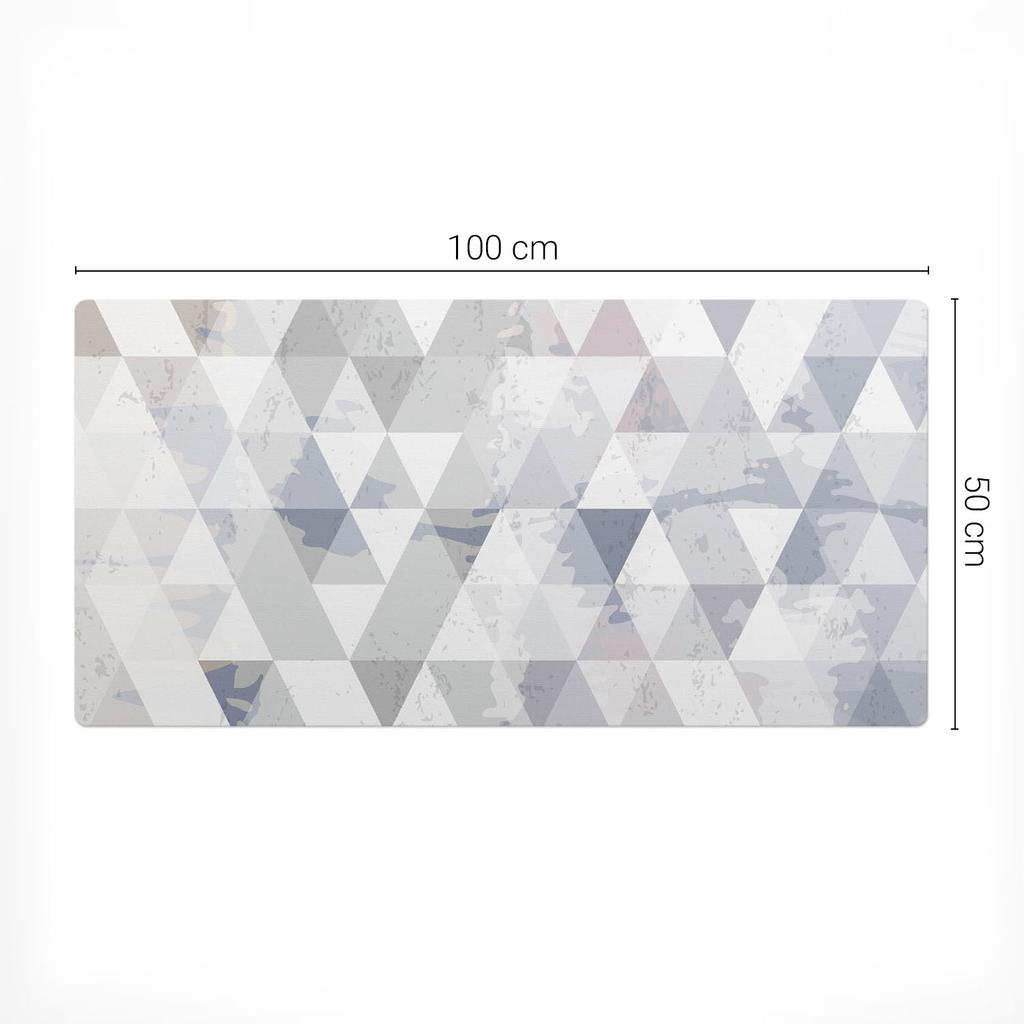 Mata Dekoracyjna Pod Laptopa Na Biurko Geometryczny Kamuflaż 100X50 Cm