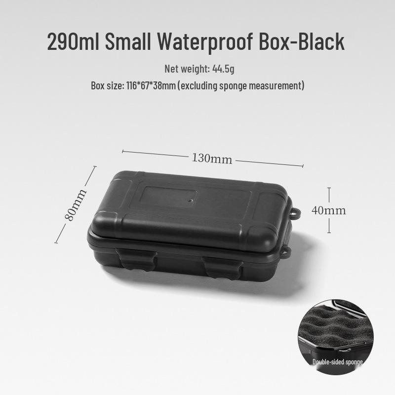 Compact EDC Outdoor Survival Kit: Shockproof, Pressure-Proof, Waterproof Sealed Box for Wilderness Adventures