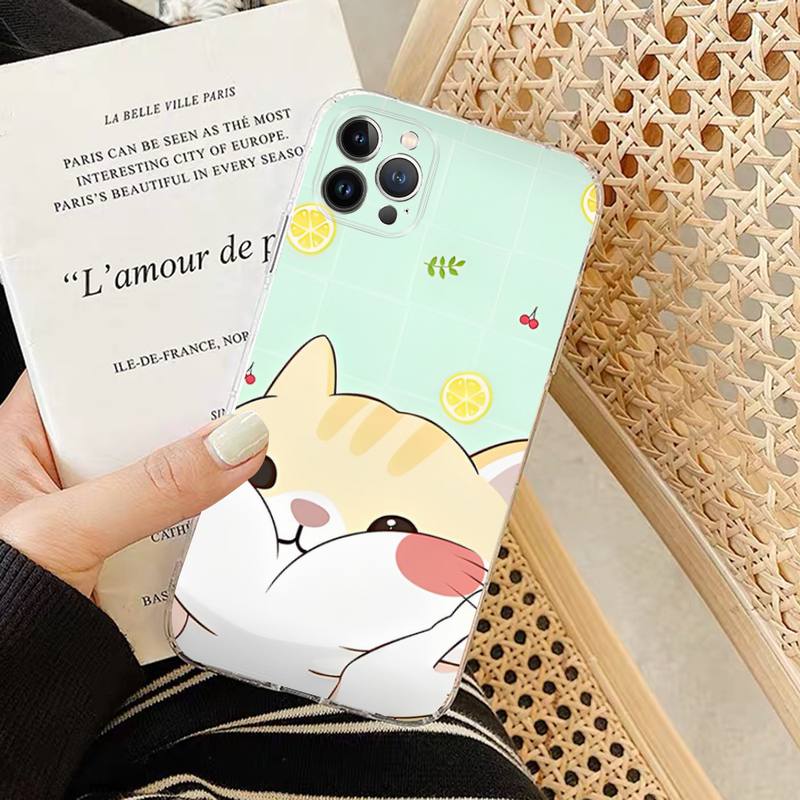 Cartoon Dog Corgi Phone Case Silicone Soft for iphone 14 13 12 11 Pro Mini XS MAX 8 7 6 Plus X XS XR Cover
