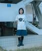 Ohesio Apple Dot Overfit T-Shirt, Ivory