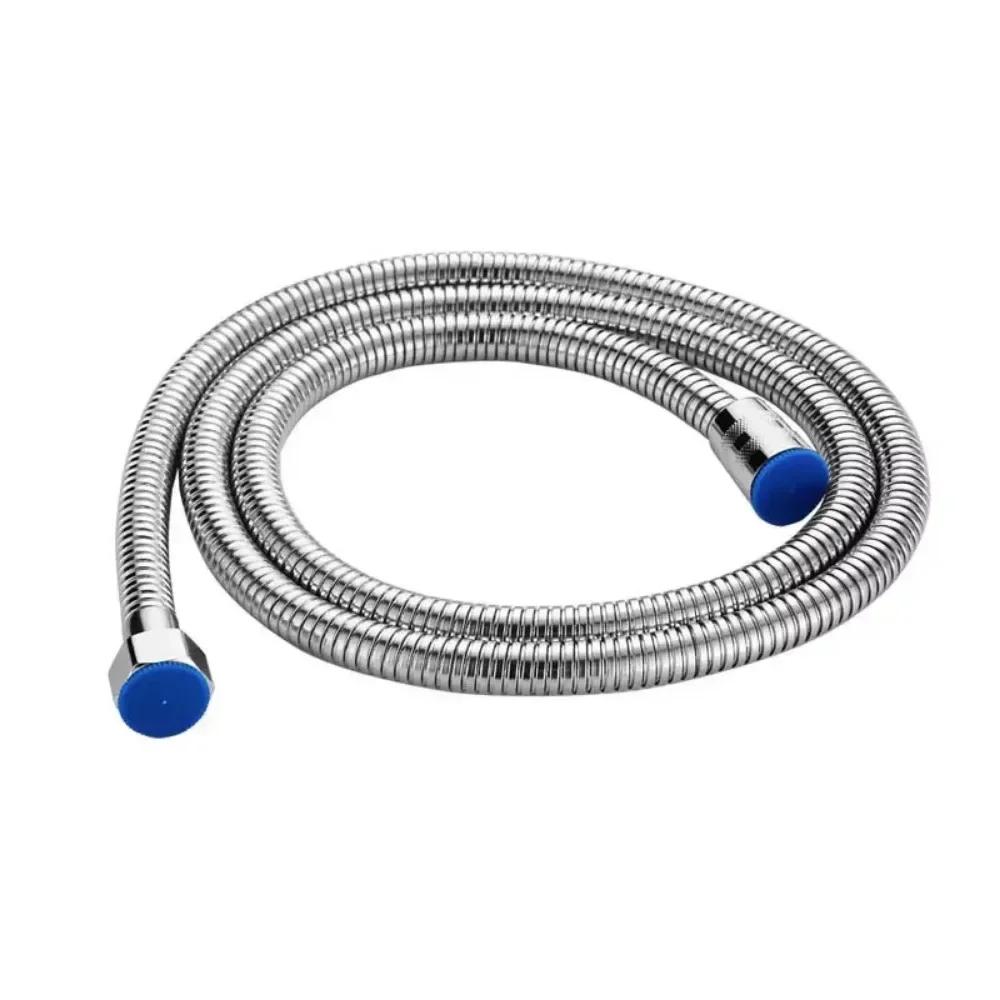 Tubo Doccia in Acciaio Inossidabile 1.5/2M Tubo Doccia Antideflagrante Soffione a Pioggia Tubo Acqua Tubi Idraulici in Metallo Elettrolucidato